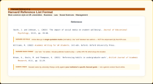 Harvard referencing style guide UK university students 2026