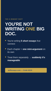 dissertation help UK students mindset shift