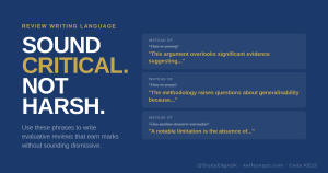 this type of academic writing academic language critical phrases university students how to sound analytical