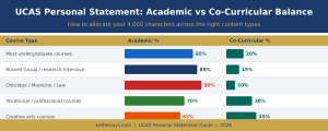 Academic vs Co-Curricular Balance Chart