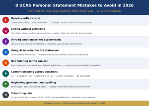 8 Personal Statement Mistakes Checklist