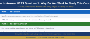 UCAS Question 1 Structure Breakdown